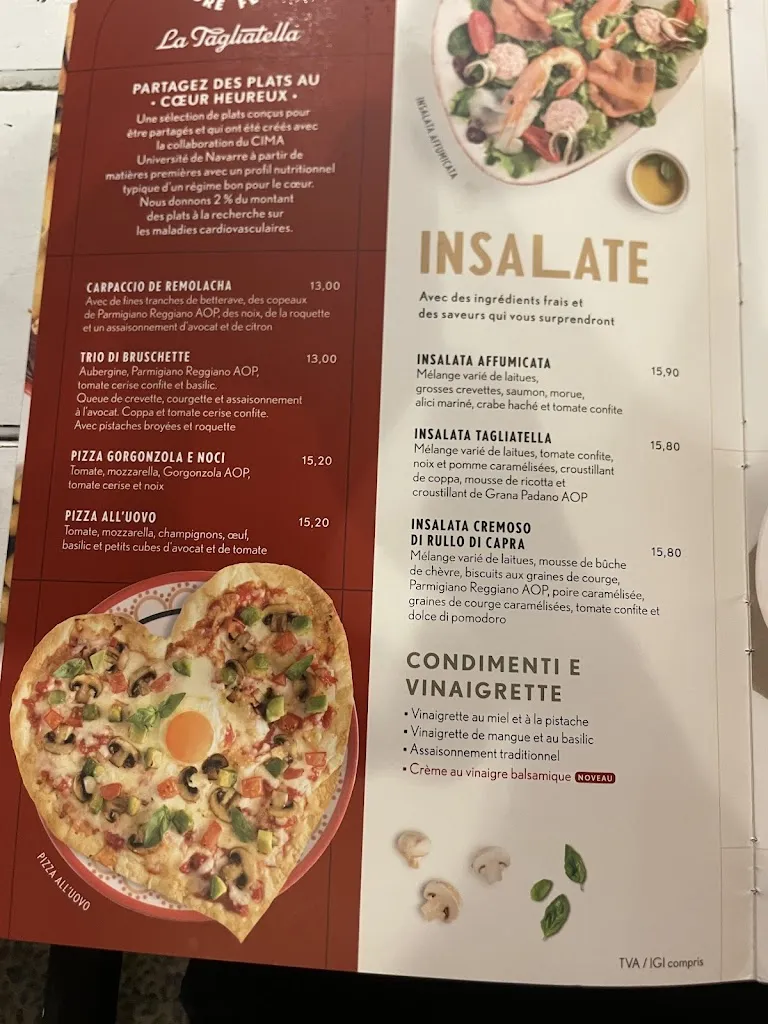 Menu_Restaurant La Tagliatella | L'Escala, Girona, Catalonia_Escala L_image_4