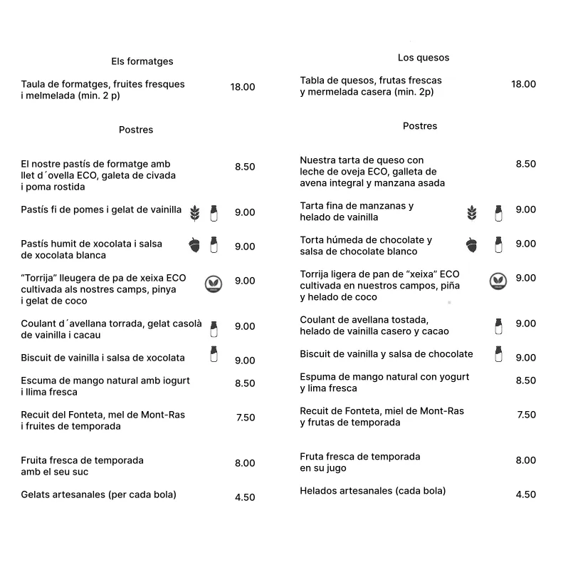 Menu_Restaurant @ Hostal Empuries_Escala L_image_1
