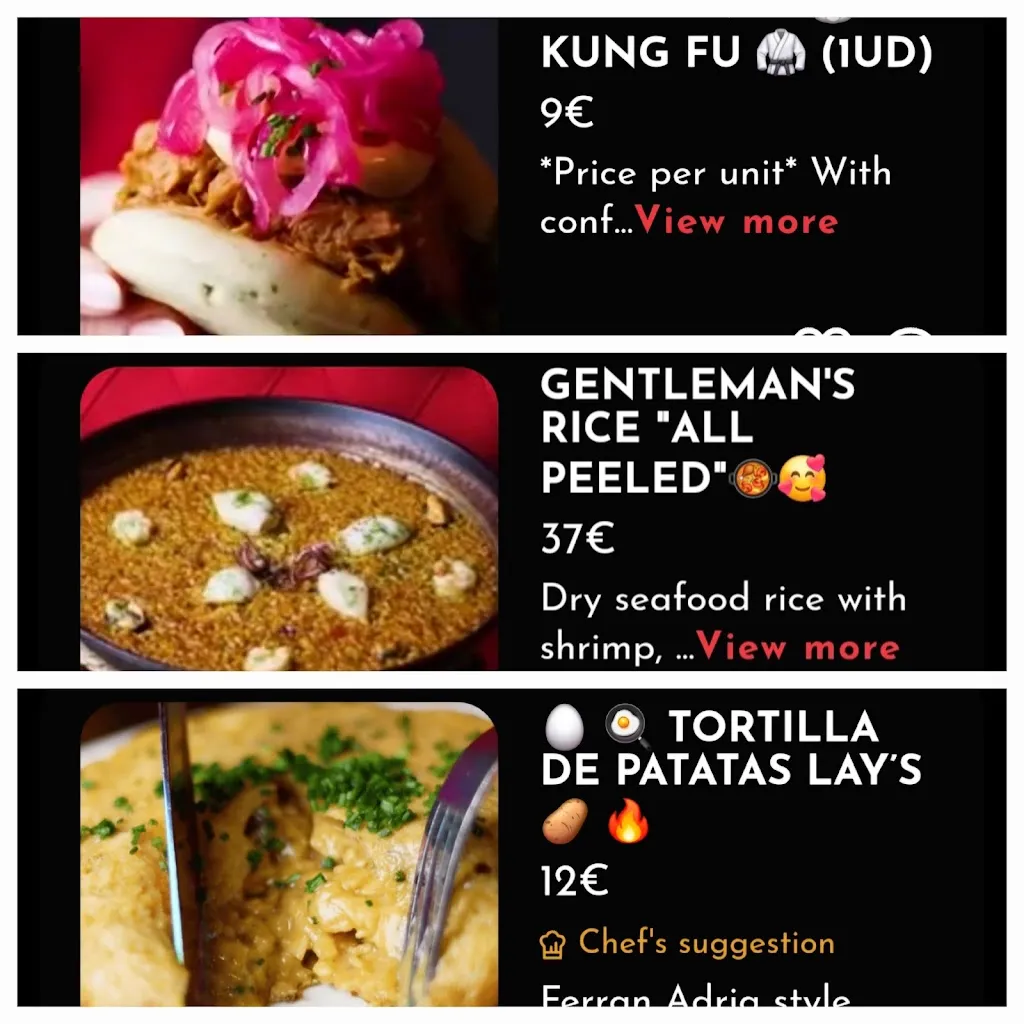 Menu_Inclan Brutal Bar I Restaurante temático Madrid_Baña A_immagine_3