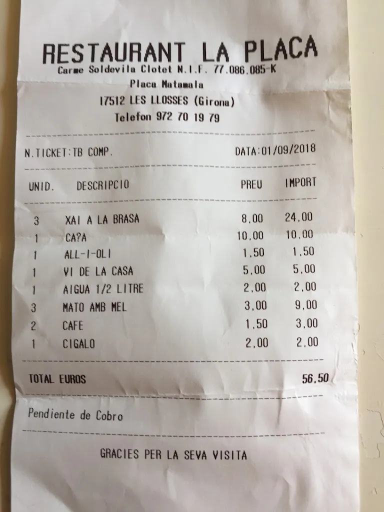 Enric Abad_Restaurant de la Plaça_Llosses Les_recensione