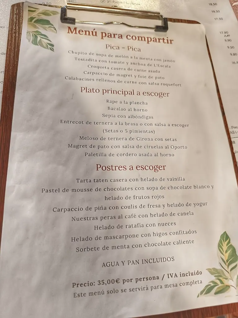 Menu_La Quadra Restaurant_Maçanet de Cabrenys_image_3