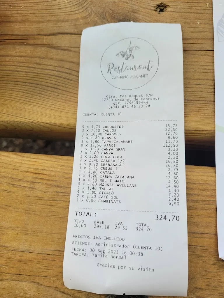 Pere Juanola_Restaurant Càmping Maçanet_Maçanet de Cabrenys_review