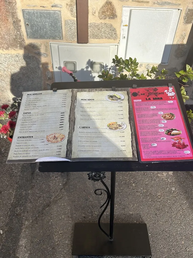 Menu_Bar-Restaurant La Mina_Maçanet de Cabrenys_immagine_2