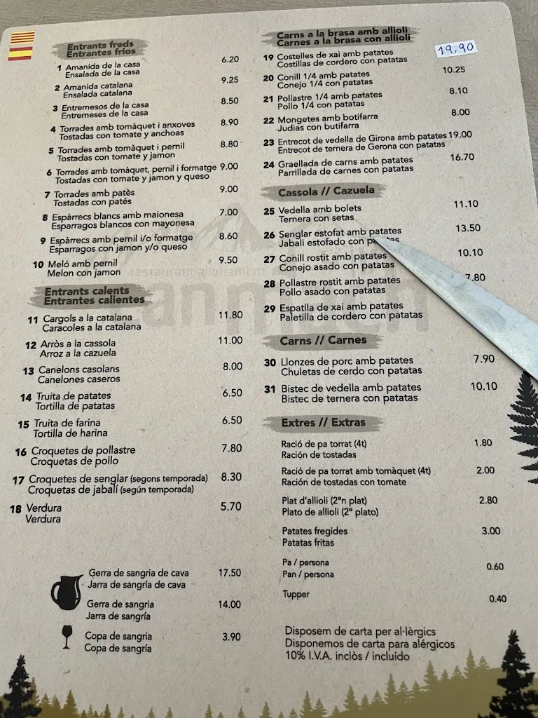 Menu_Restaurant Can Mach, SL_Maçanet de Cabrenys_image_2