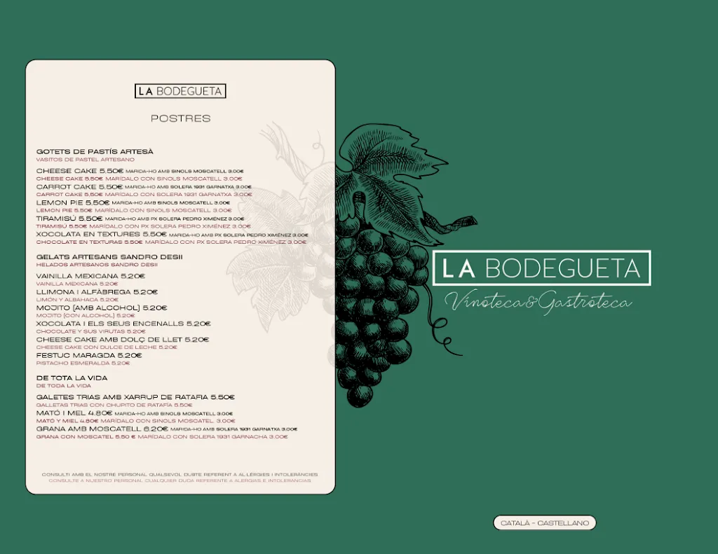 Menu_La Bodegueta de Llagostera_Llagostera_image_4