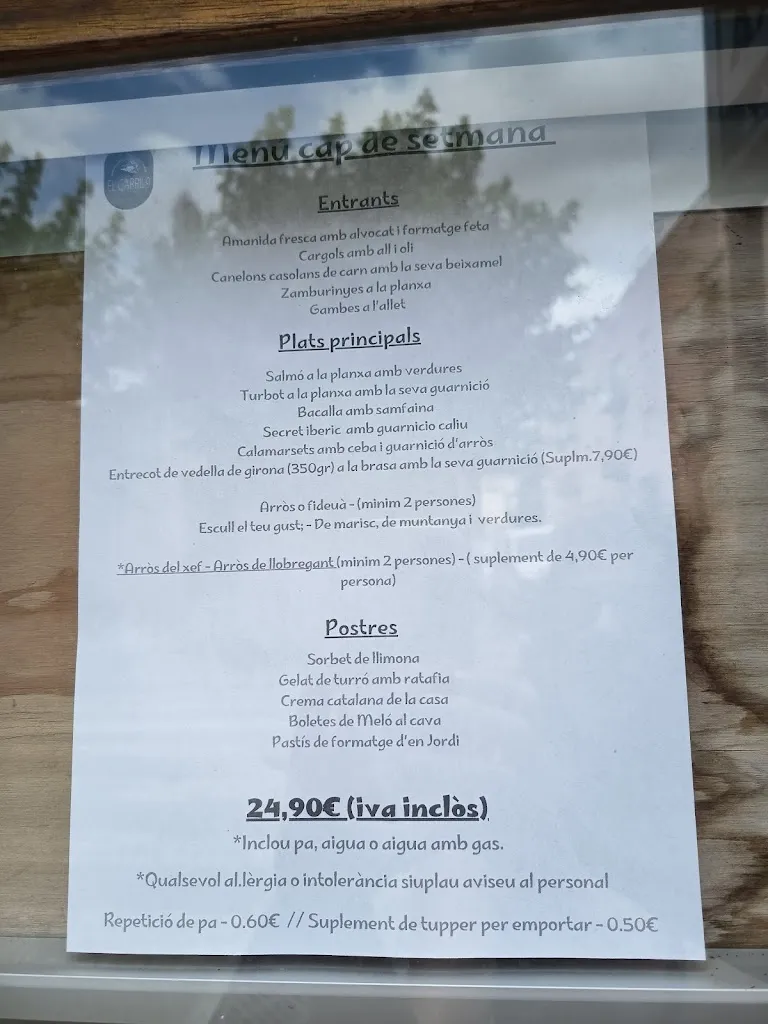 Menu_Restaurant El Carril9_Llagostera_image_1