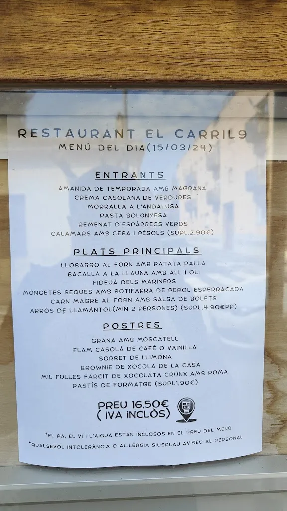 Menu_Restaurant El Carril9_Llagostera_image_4