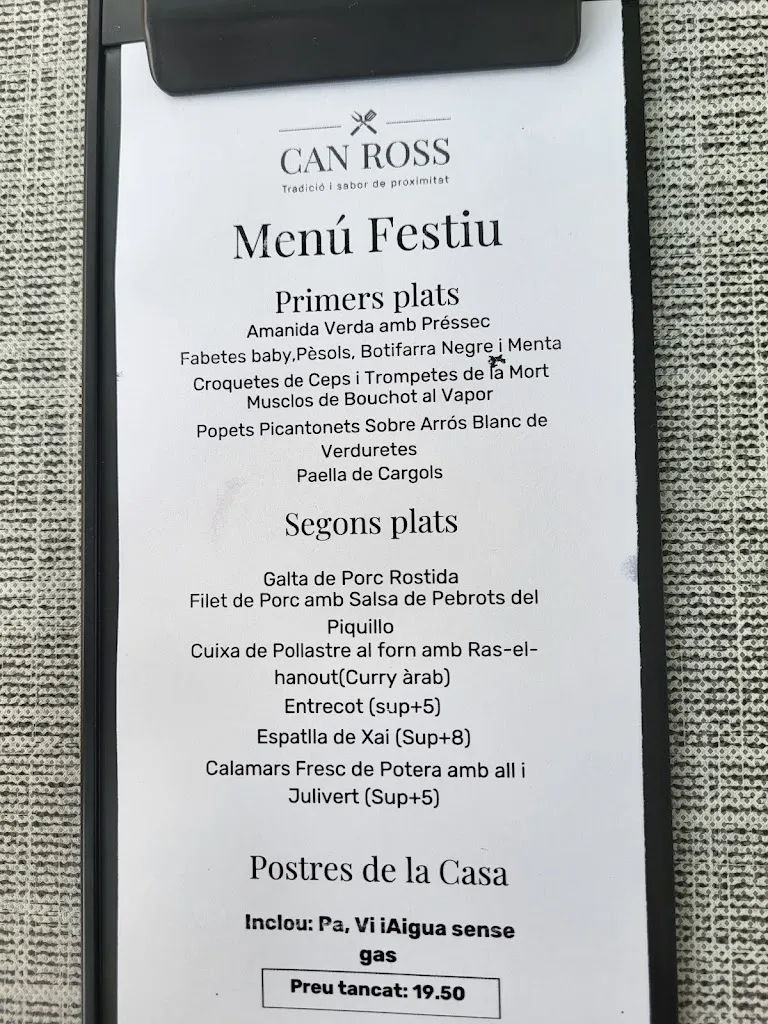 Menu_Can Ross_Maià de Montcal_image_2