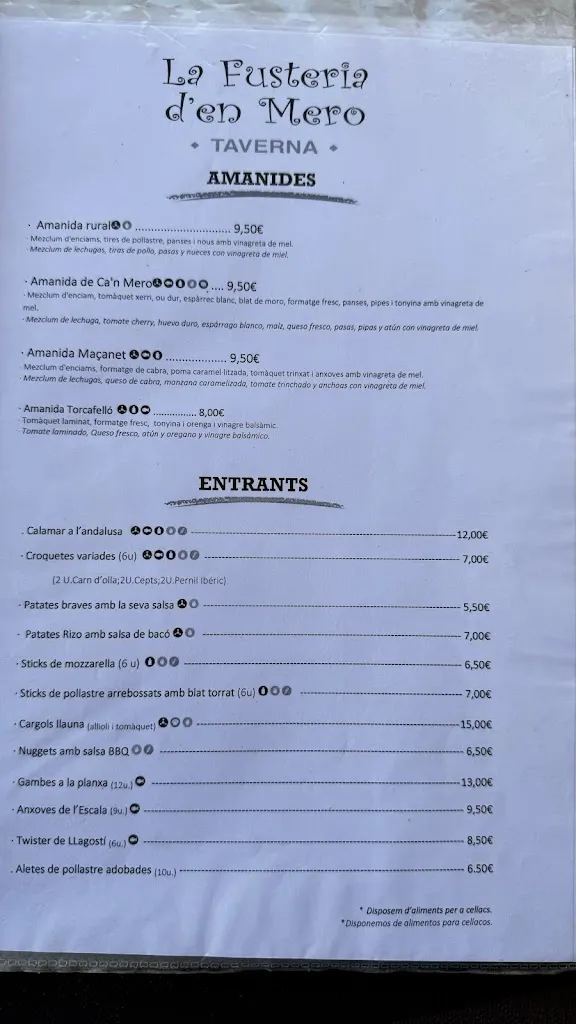 Menu_La Fusteria d'en Mero_Maçanet de la Selva_image_1