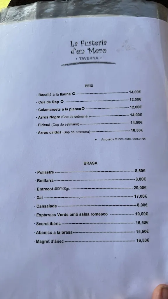 Menu_La Fusteria d'en Mero_Maçanet de la Selva_image_3