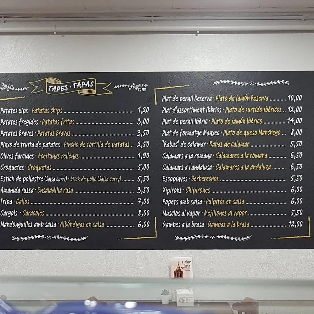 Menu_Bar Juria_Maçanet de la Selva_immagine_4