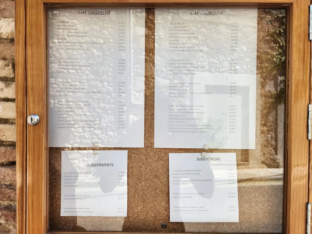 Menu_Restaurant Cal Sagristà_Masarac_image_4