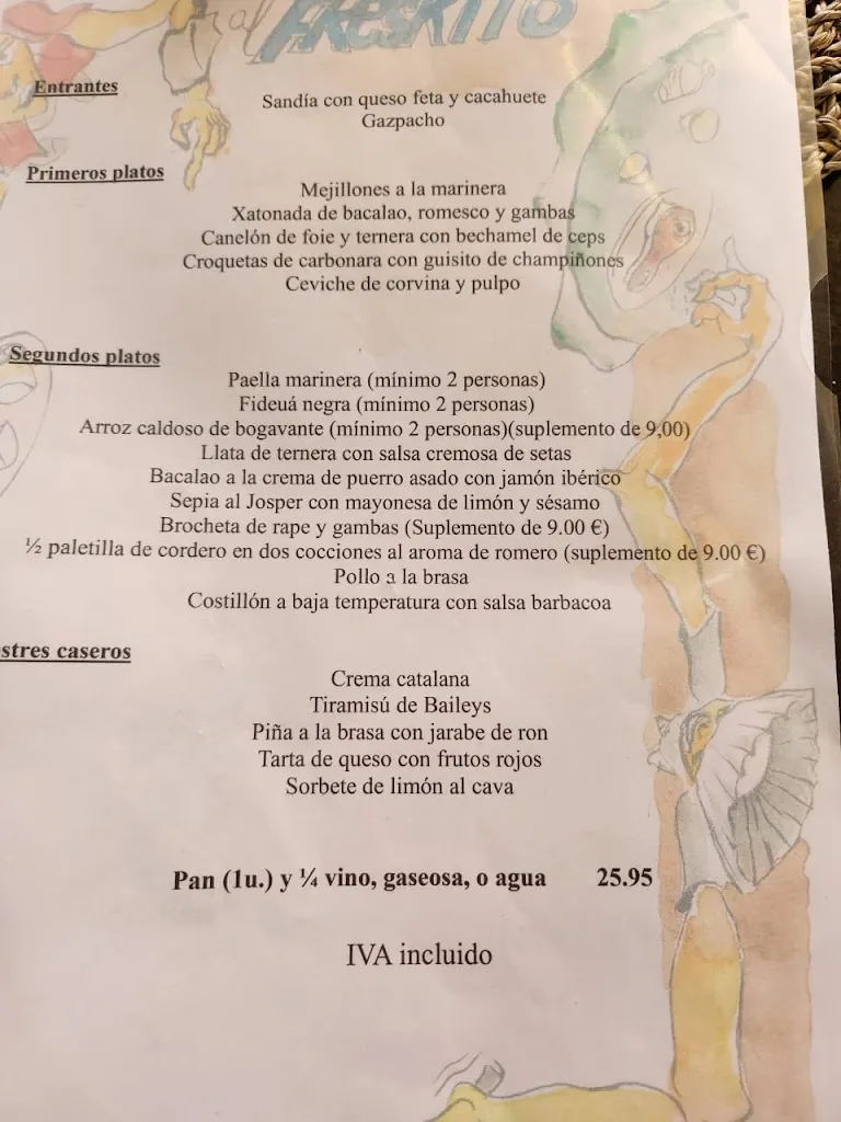 Menu_Restaurant Al Freskito_Lloret de Mar_image_4