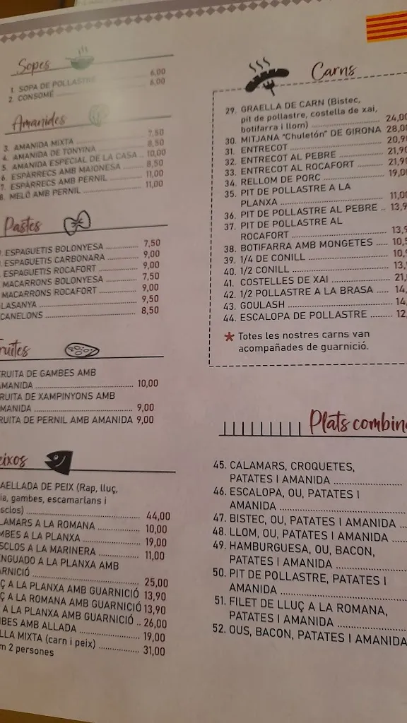 Menu_La Parrilla_Lloret de Mar_image_4