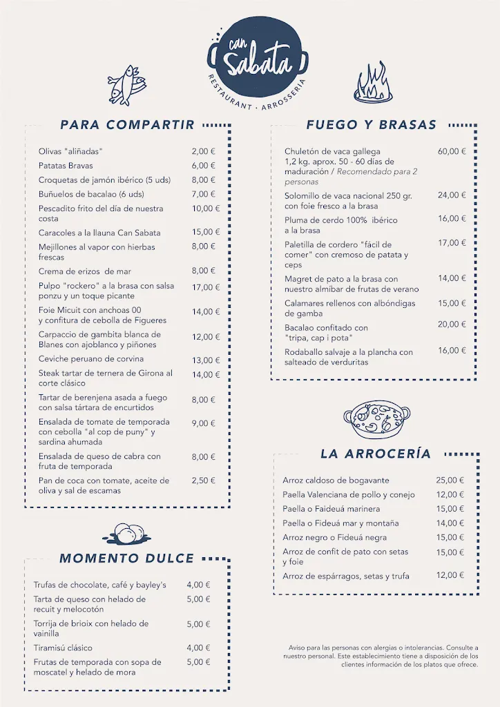 Menu_Restaurant Can Sabata_Lloret de Mar_immagine_4