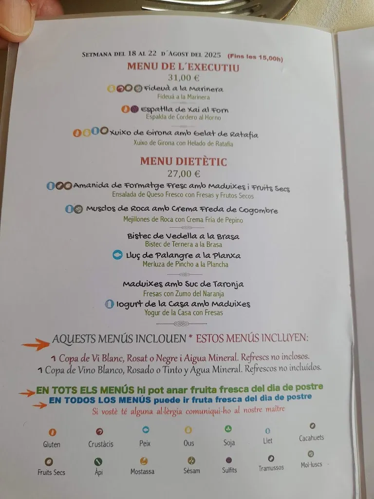 Menu_Restaurant Mas Romeu_Lloret de Mar_image_3