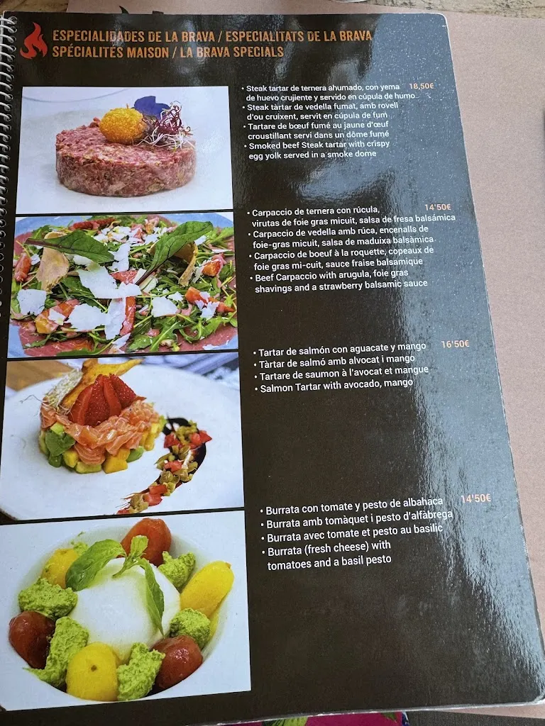 Menü_𝐋𝐀 𝐁𝐑𝐀𝐕𝐀 𝑺𝒕𝒆𝒂𝒌 𝑯𝒐𝒖𝒔𝒆_Lloret de Mar_Bild_3