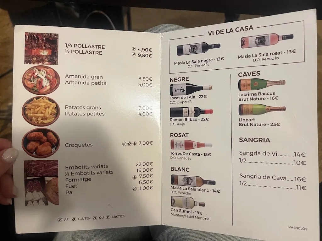 Menu_Restaurant La Campana Lloret de Mar_Lloret de Mar_immagine_2