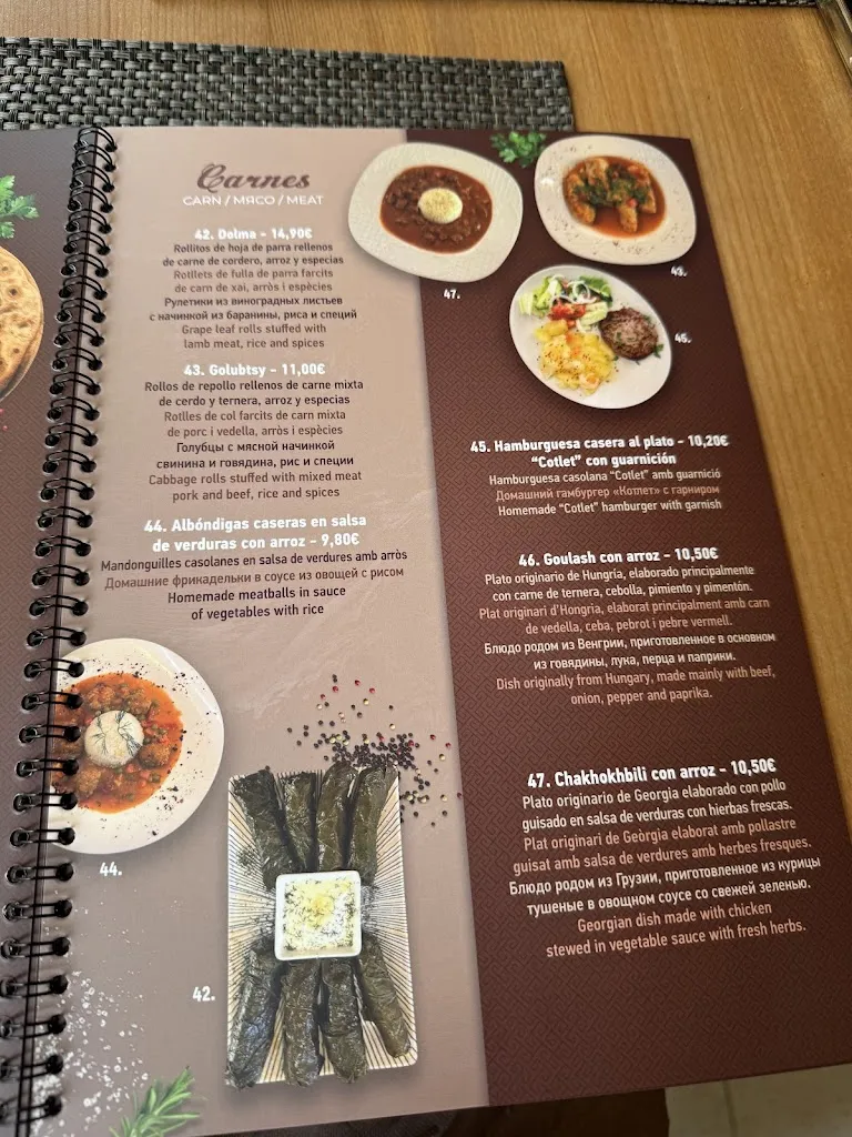 Menu_Restaurant Ugolok_Lloret de Mar_image_2