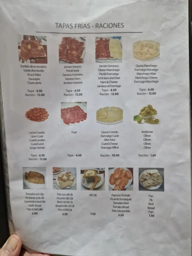 Menu_Bodega Manolo Cotano_Lloret de Mar_image_1