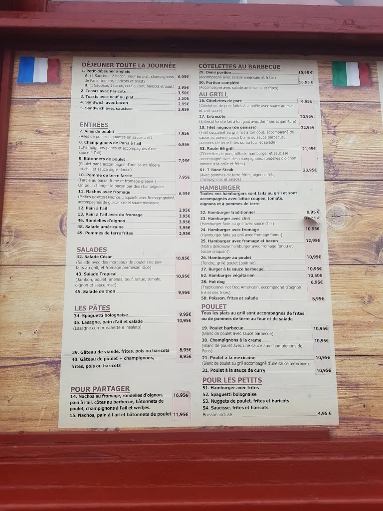 Menu_Route 66_Lloret de Mar_image_2