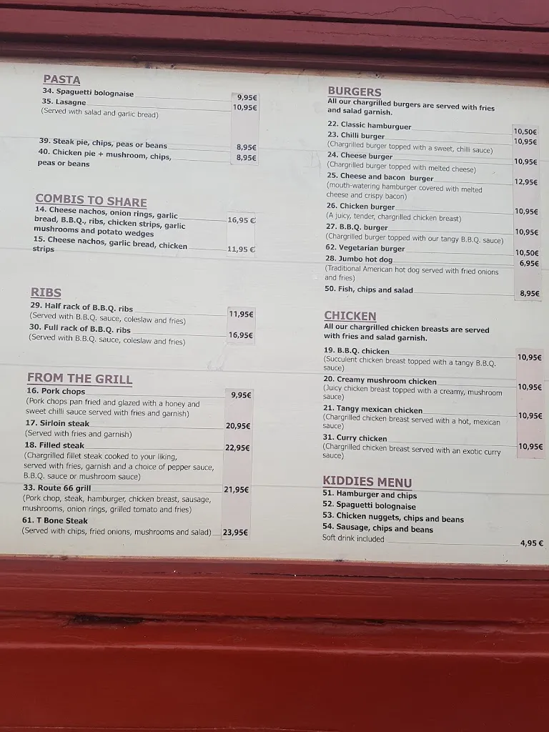 Menu_Route 66_Lloret de Mar_image_4