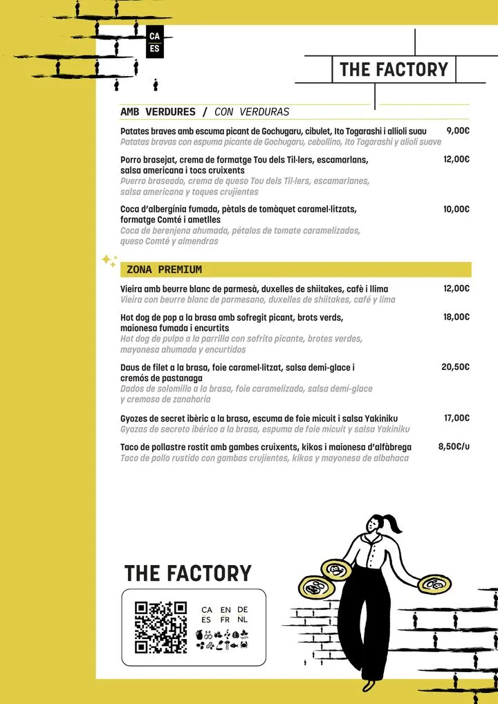 Menu_𝗧𝗛𝗘 𝗙𝗔𝗖𝗧𝗢𝗥𝗬 | 𝗥𝗘𝗦𝗧𝗔𝗨𝗥𝗔𝗡𝗧𝗘 𝗗𝗘 𝗔𝗨𝗧𝗢𝗥 𝗖𝗢𝗦𝗧𝗔 𝗕𝗥𝗔𝗩𝗔 | 𝗟𝗟𝗢𝗥𝗘𝗧 𝗗𝗘 𝗠𝗔𝗥 | 𝗟'𝗔𝗭𝗨𝗥𝗘 𝗛𝗢𝗧𝗘𝗟_Lloret de Mar_immagine_3