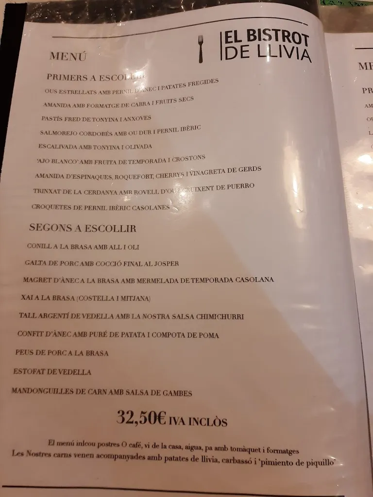 Menu_Bistrot de Llívia_Llívia_immagine_2