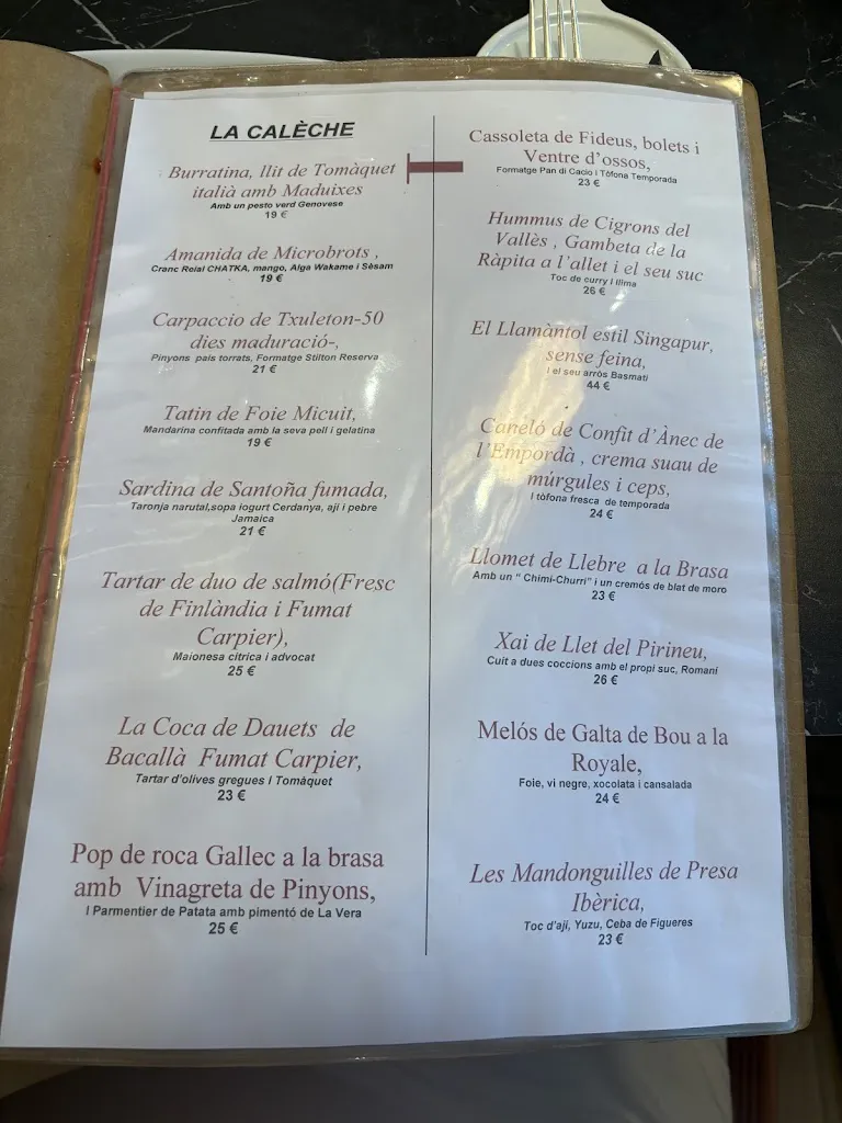 Menu_Restaurant Serendipia by La Calèche_Llívia_immagine_2
