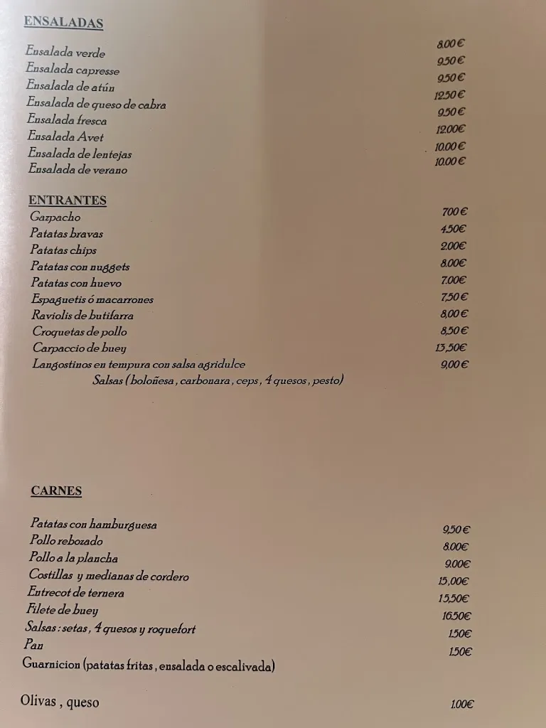 Menu_Pizzería L'Avet_Llívia_image_1