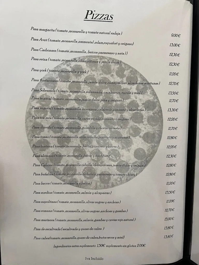 Menu_Pizzería L'Avet_Llívia_image_2