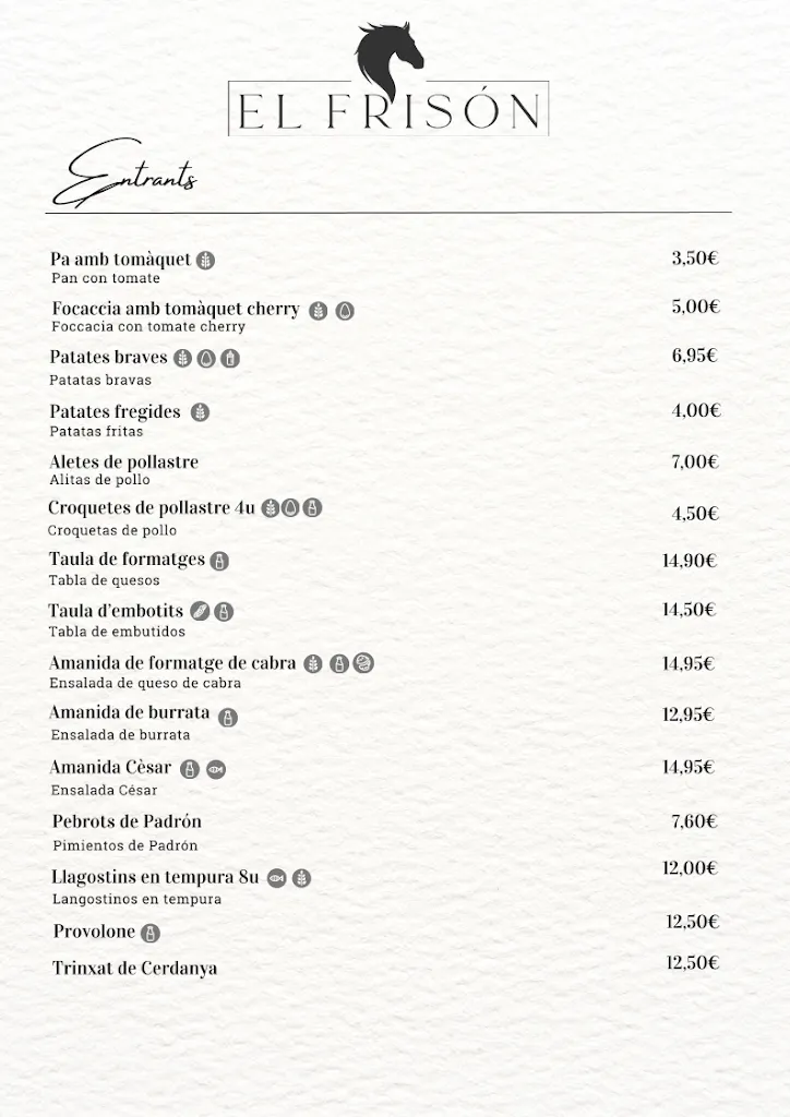 Menu_El Frisón Pizzeria Restaurant_Llívia_image_2