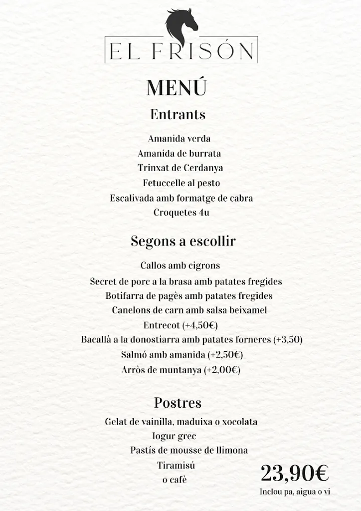 Menu_El Frisón Pizzeria Restaurant_Llívia_image_4