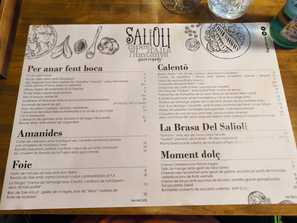 Menu_La Borda Del Ceretà_Llívia_image_2