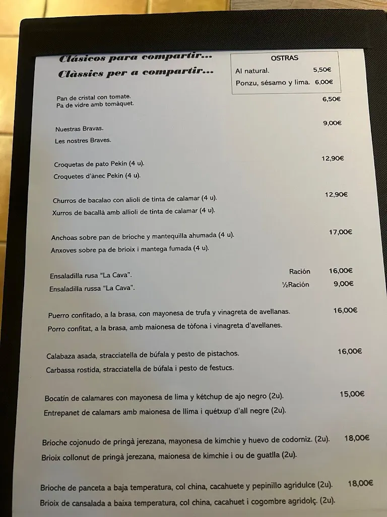 Menu_La Cava Taberna_Llívia_image_4