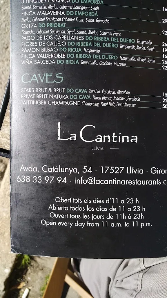 Menu_La Cantina_Llívia_image_4