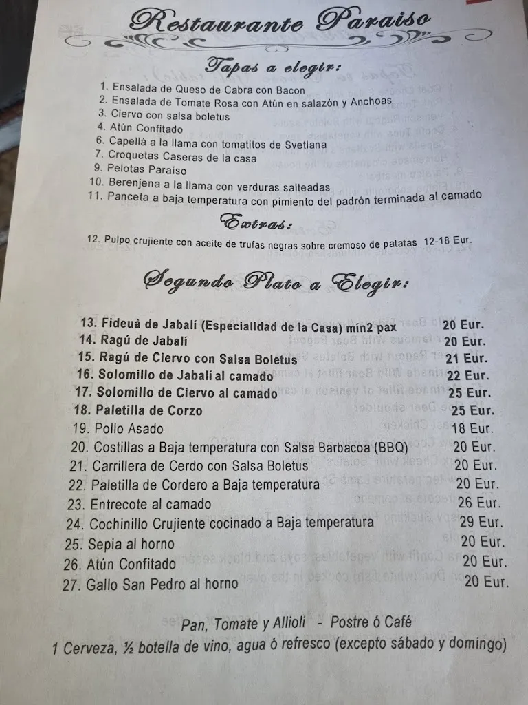 Menu_Restaurant El Paraiso_Alcalalí_image_4