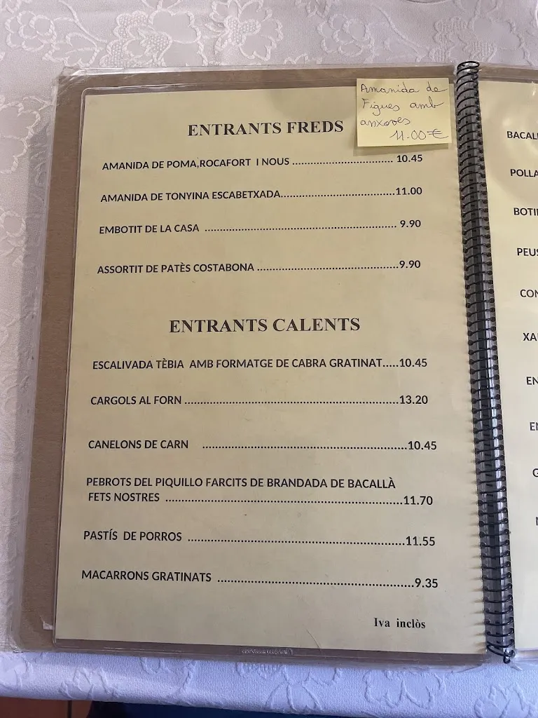 Menu_Restaurant El Costabona_Molló_image_2