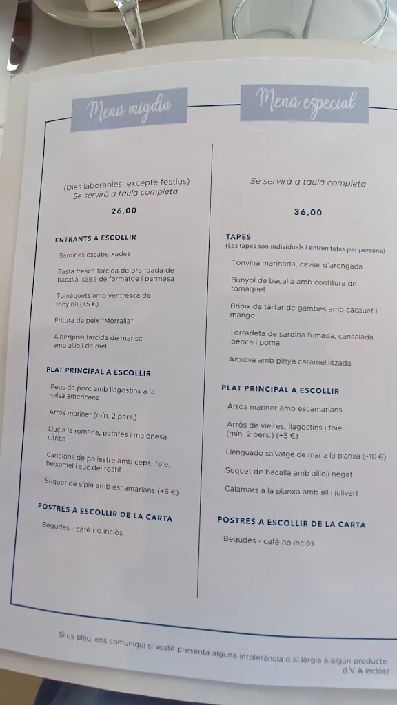 Menu_Restaurant El Vaixell_Llançà_image_2