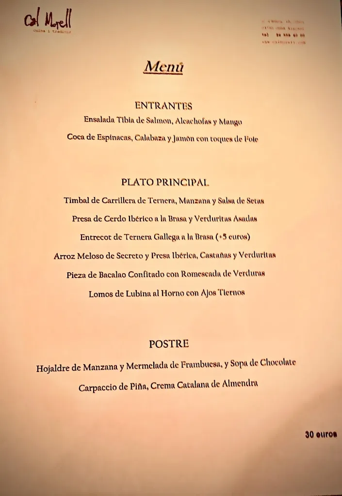 Menu_Restaurant · CAL MORELL · Cuina i Tradició_Alcalalí_image_2