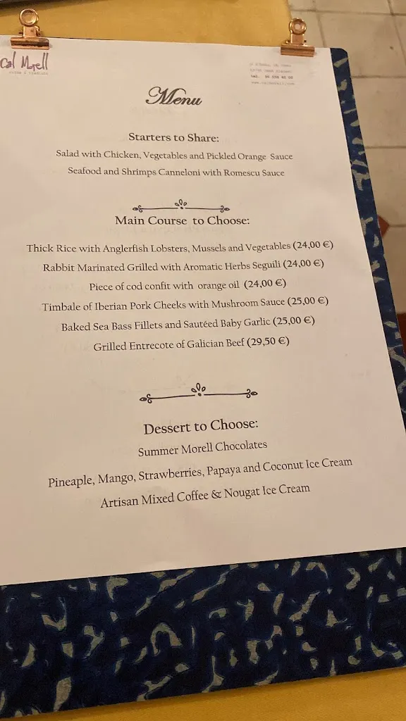 Menu_Restaurant · CAL MORELL · Cuina i Tradició_Alcalalí_image_4