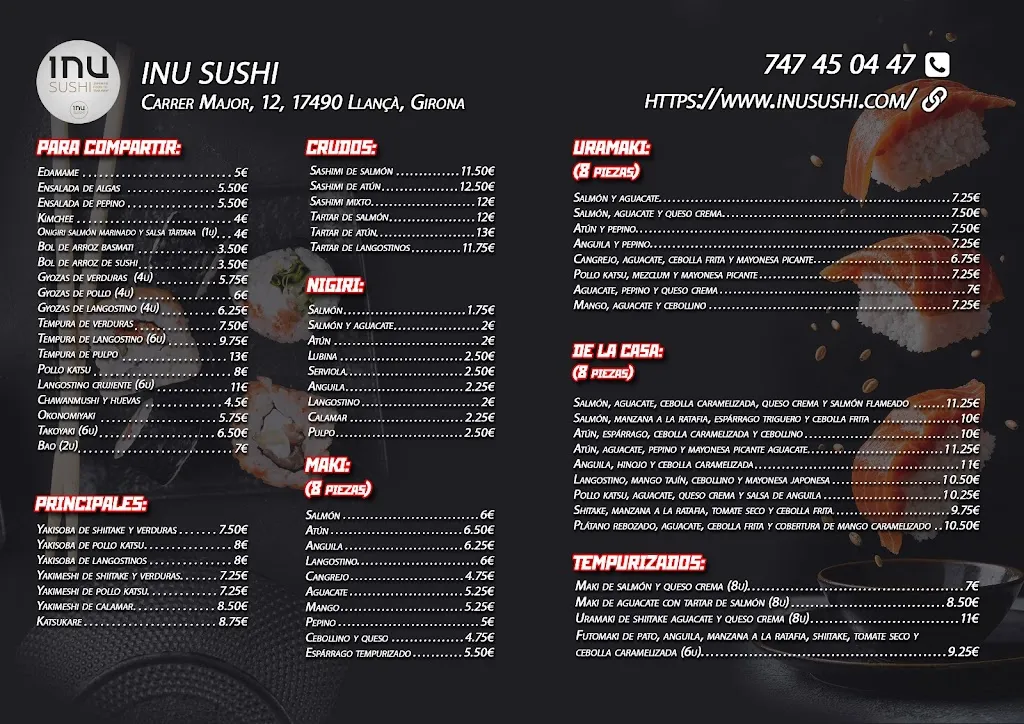 Menu_INU sushi_Llançà_image_1