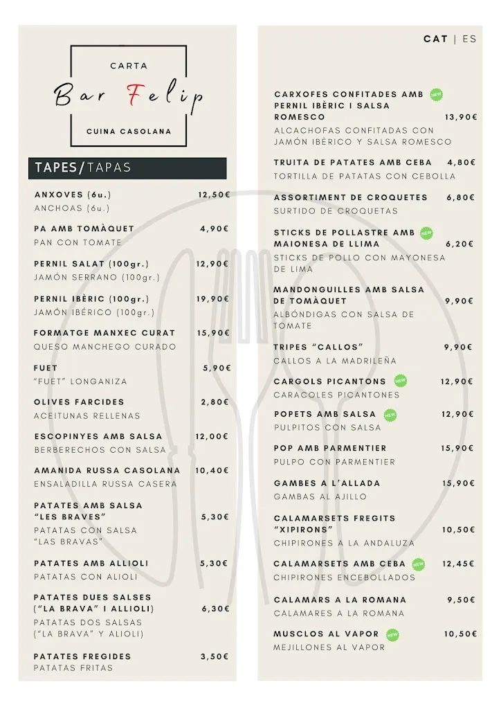 Menu_Bar Felip_Llançà_image_1