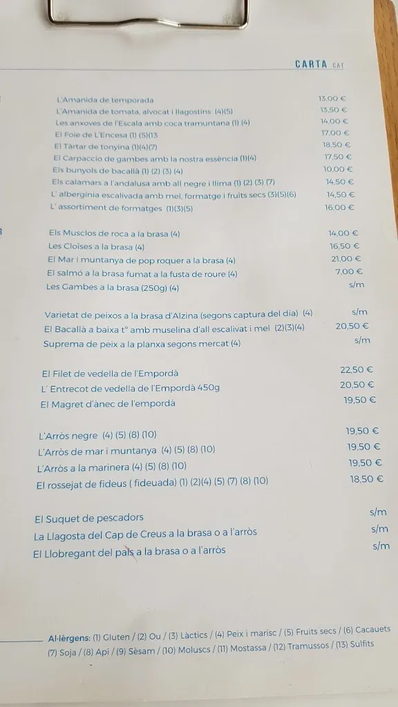 Menu_Restaurant L'Encesa_Llançà_image_2