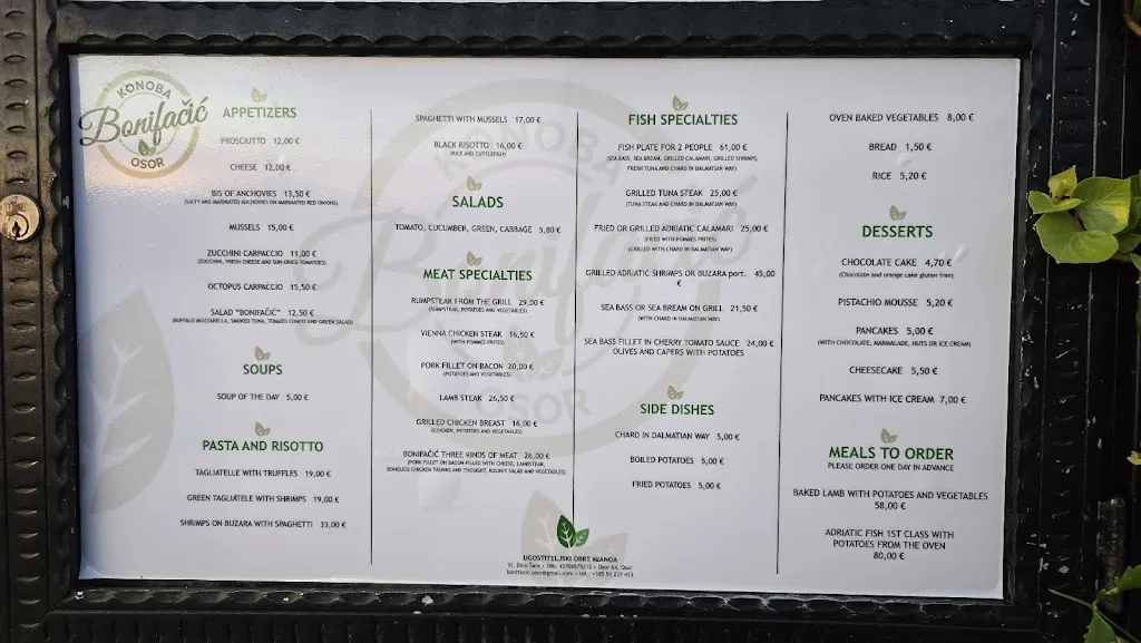 Menu_Konoba Bonifacic_Osor_image_1