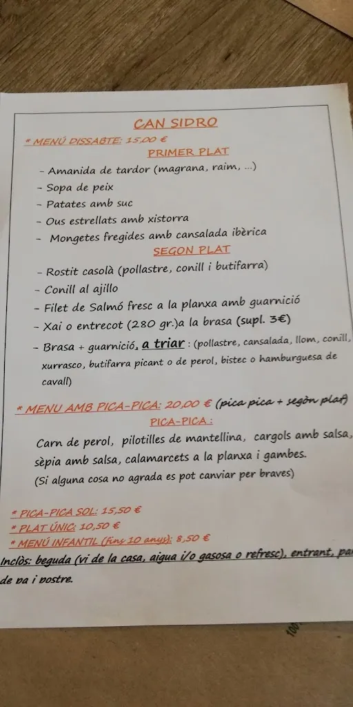 Menu_Can Sidro_Osor_image_3