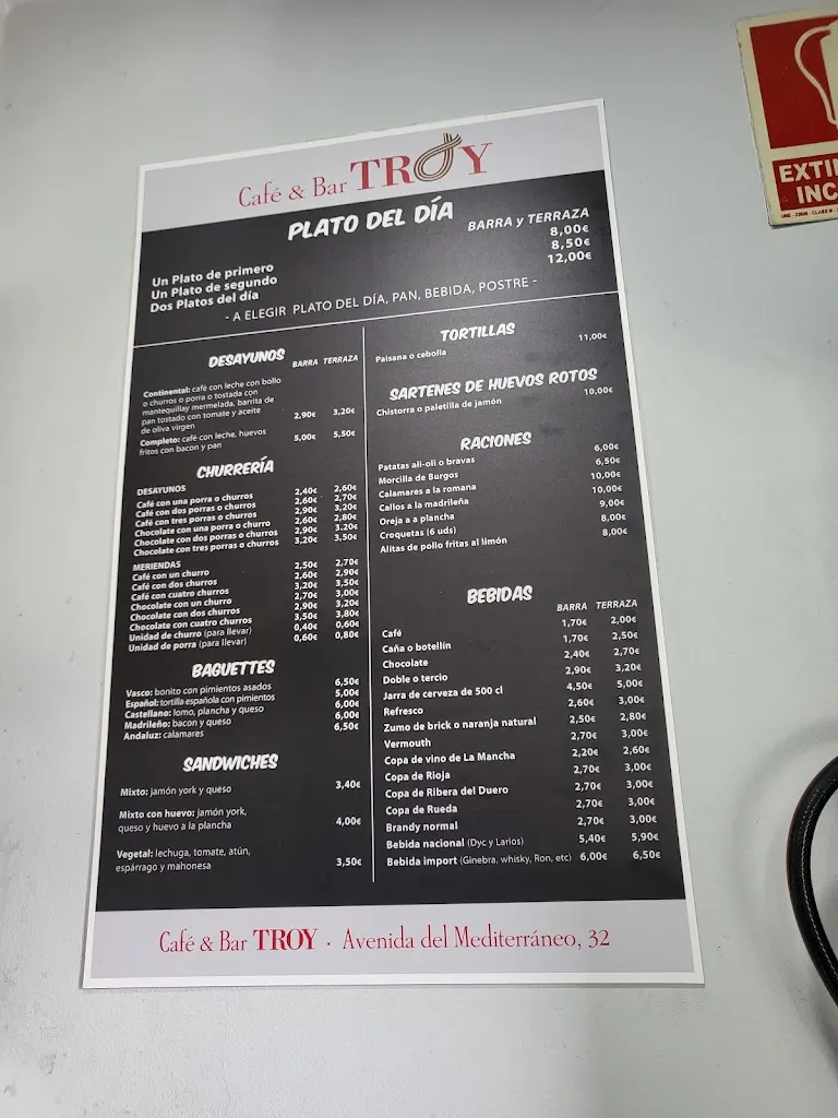 Menu_Café & Bar TROY_Baña A_image_1