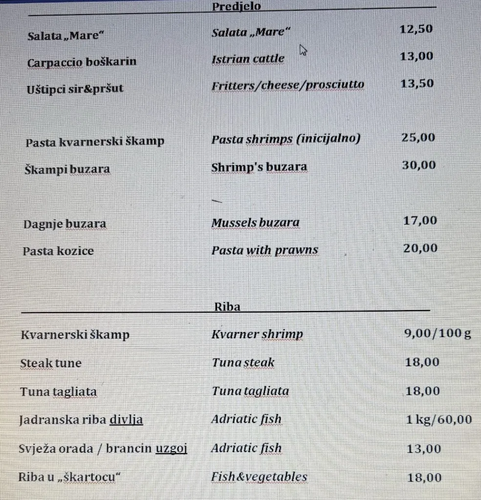 Menu_Konoba Mare_Osor_image_1