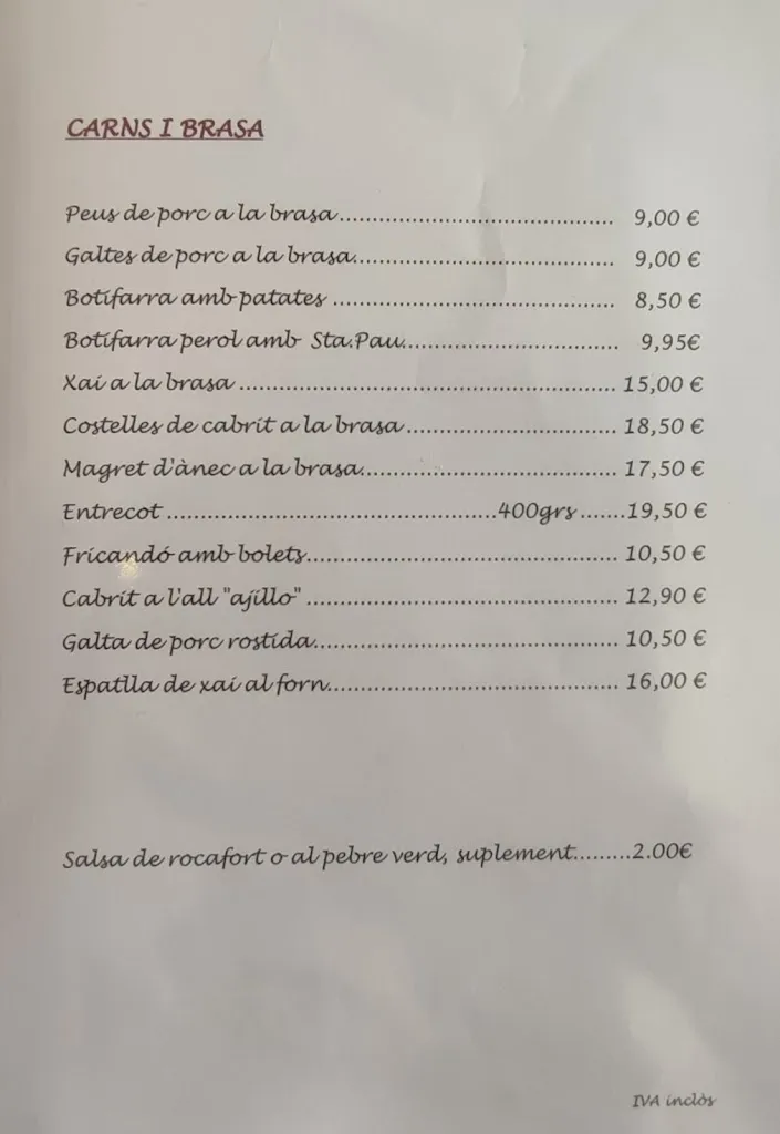 Menu_Bar Restaurant Mont-ras_Mont-ras_image_2