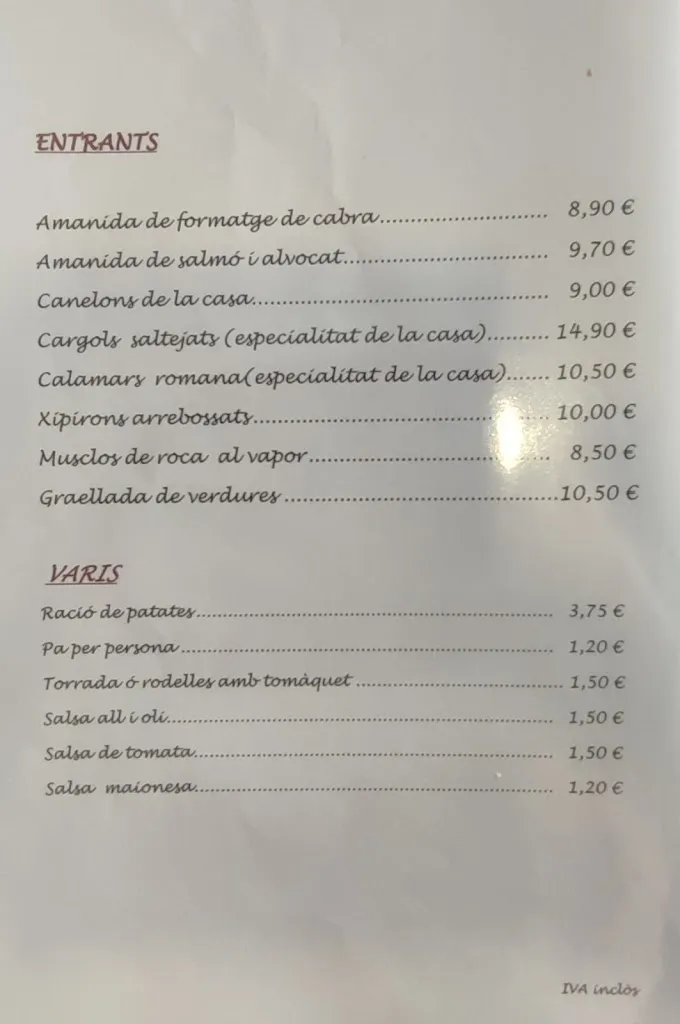 Menu_Bar Restaurant Mont-ras_Mont-ras_image_3